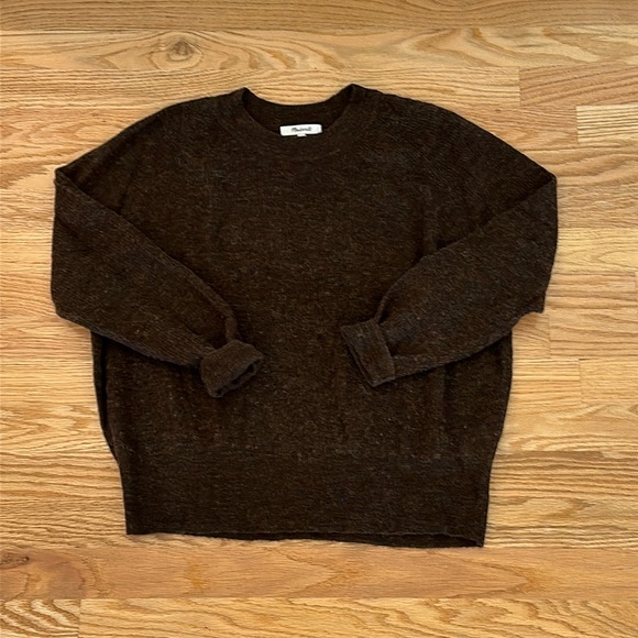 Madewell Alpaca Blend Brown Sweater XS - Picture 3 of 8